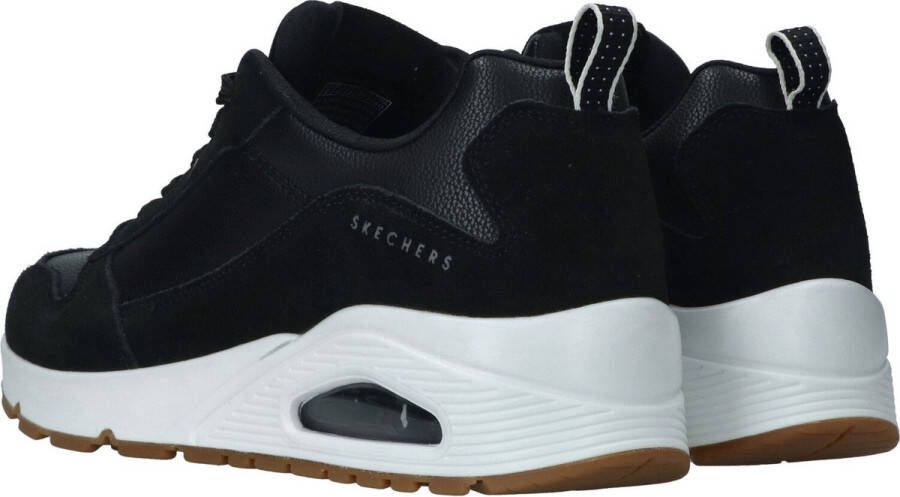 Skechers Uno Stacre Heren Sneakers Zwart