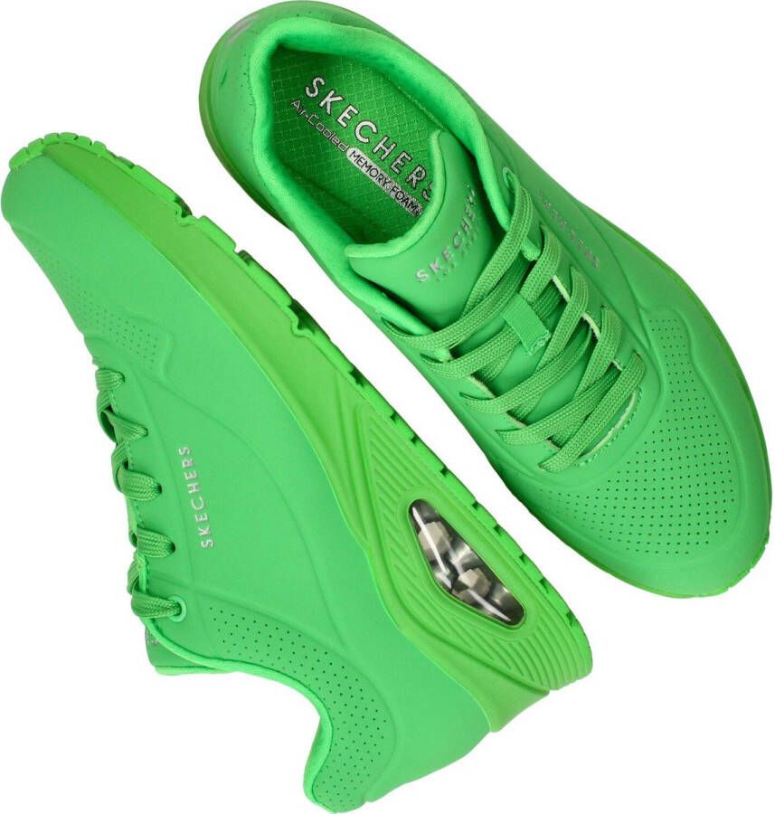 Skechers Uno Stand On Air Dames Sneakers Groen