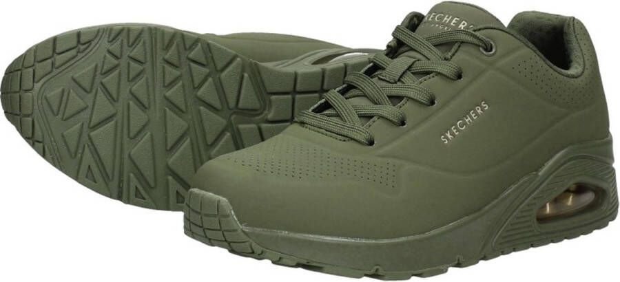 Skechers Uno -Stand On Air Dames Sneakers Olive