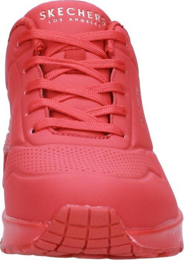 Skechers Uno Stand On Air Dames Sneakers Rood