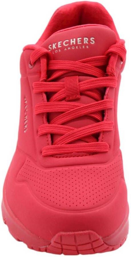 Skechers Uno Stand On Air Dames Sneakers Rood