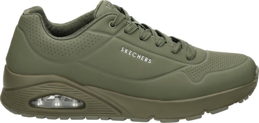 Skechers Uno Stand On Air Heren Sneakers Donkergrijs