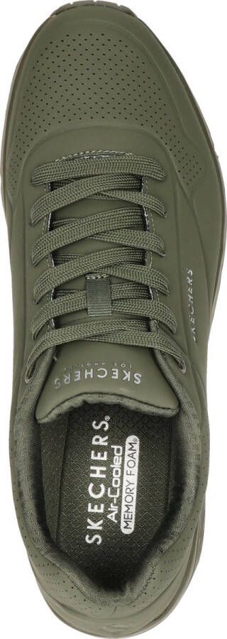 Skechers Uno Stand On Air Heren Sneakers Donkergroen