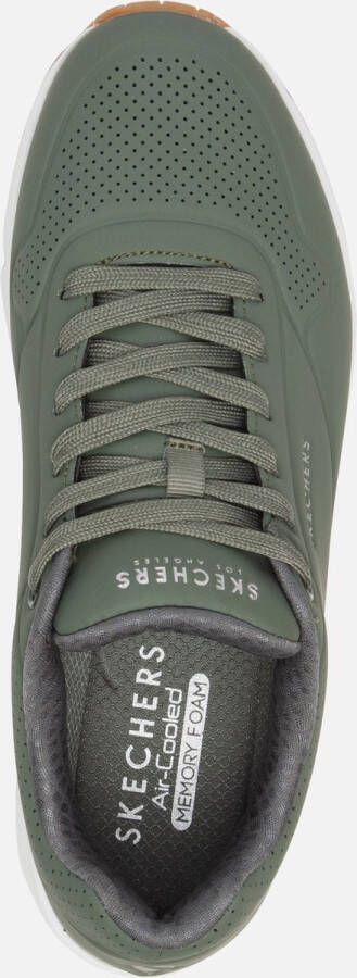 Skechers Uno Stand On Air Heren Sneakers Olijfgroen