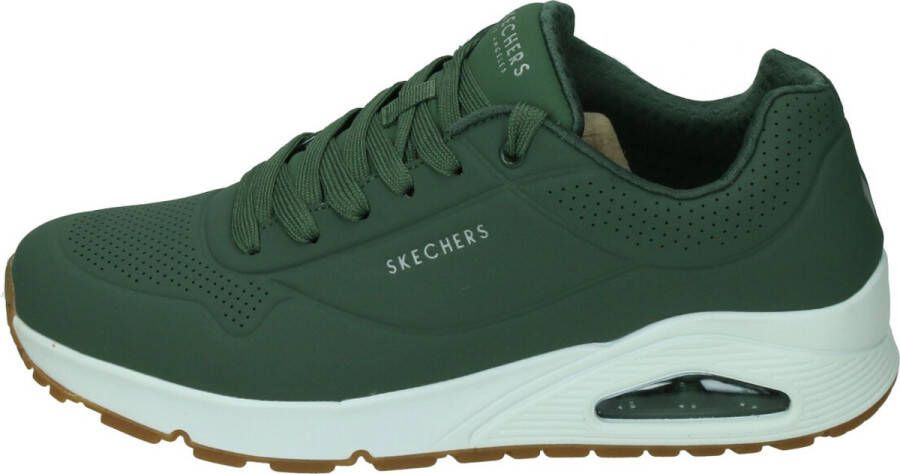 Skechers Uno Stand On Air Heren Sneakers Olijfgroen