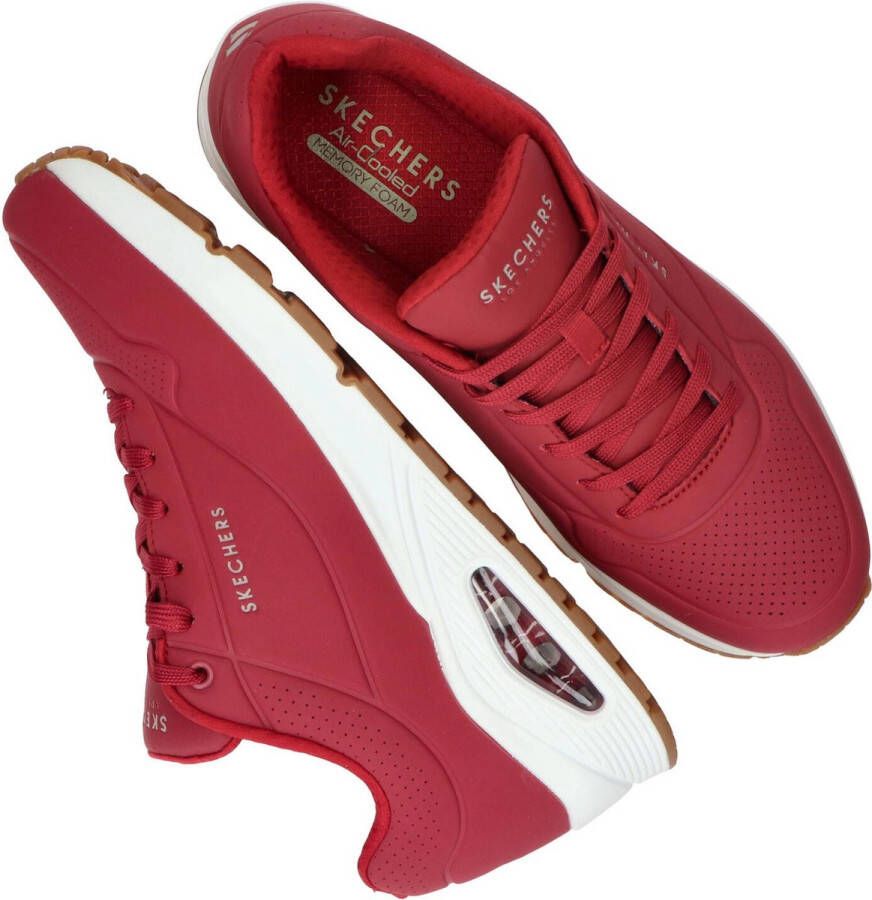 Skechers Stijlvolle Sneaker voor Mannen en Vrouwen Red Heren - Foto 8