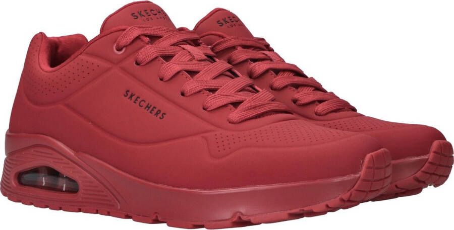 Skechers Uno Stand On Air Heren Sneakers Rood