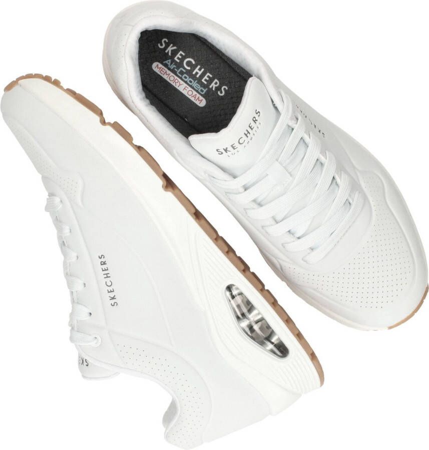 Skechers Uno Stand On Air Heren Sneakers Wit