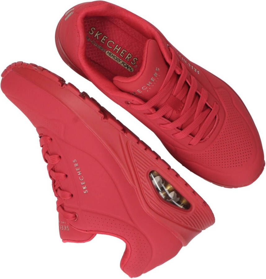 Skechers Foret Stijlvolle Sneakers voor Dames Rood Dames - Foto 12