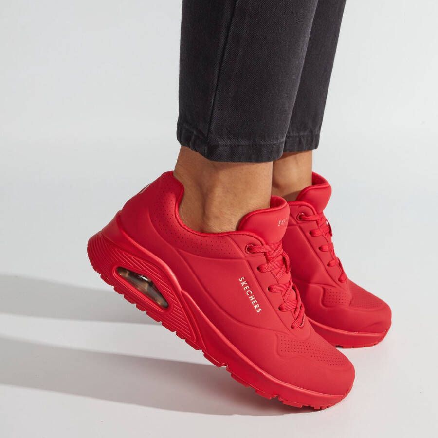 Skechers Foret Stijlvolle Sneakers voor Dames Rood Dames - Foto 15