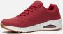 Skechers Uno Stand On Air Heren Sneakers Rood - Thumbnail 3