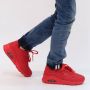 Skechers Uno staan ​​op Air Sneaker Rood - Thumbnail 15