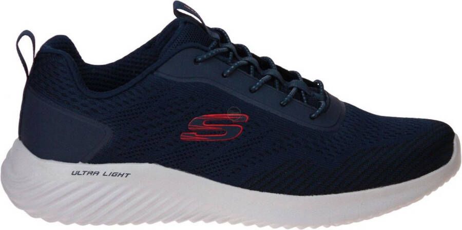 Skechers Vegan Bounder Intread Blauw