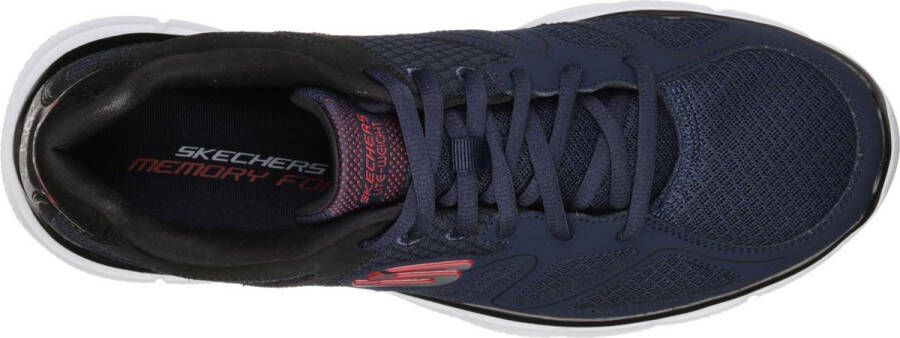 Skechers Verse Flash Point Sneaker Heren Sneakers Mannen blauw rood zwart