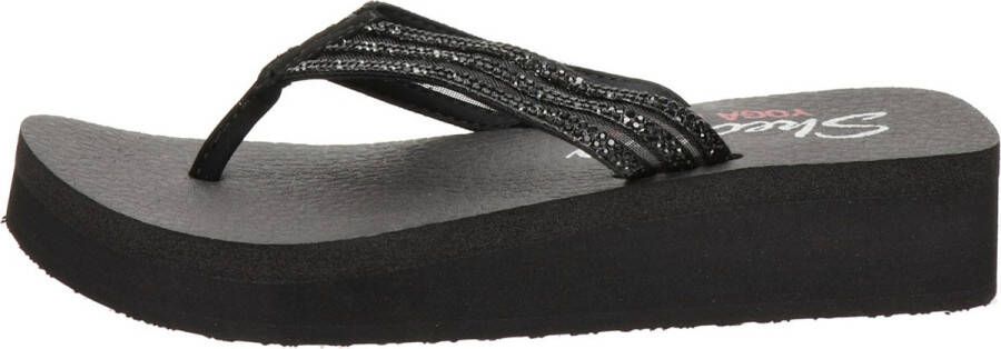 Skechers Vinyasa dames slipper Zwart multi