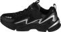 Skechers Wavetronic 403603L BKSL voor een jongen Zwart Sneakers Sportschoenen - Thumbnail 4