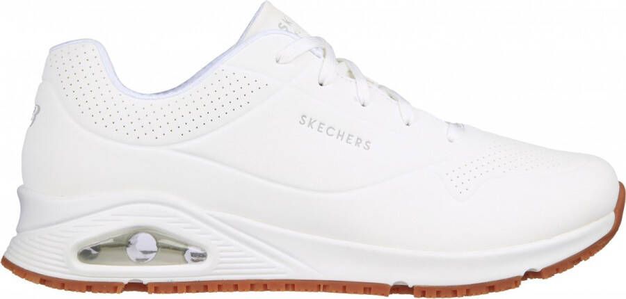 Skechers Work Relaxed Fit Uno Slipresistant Sutal sneaker White Heren