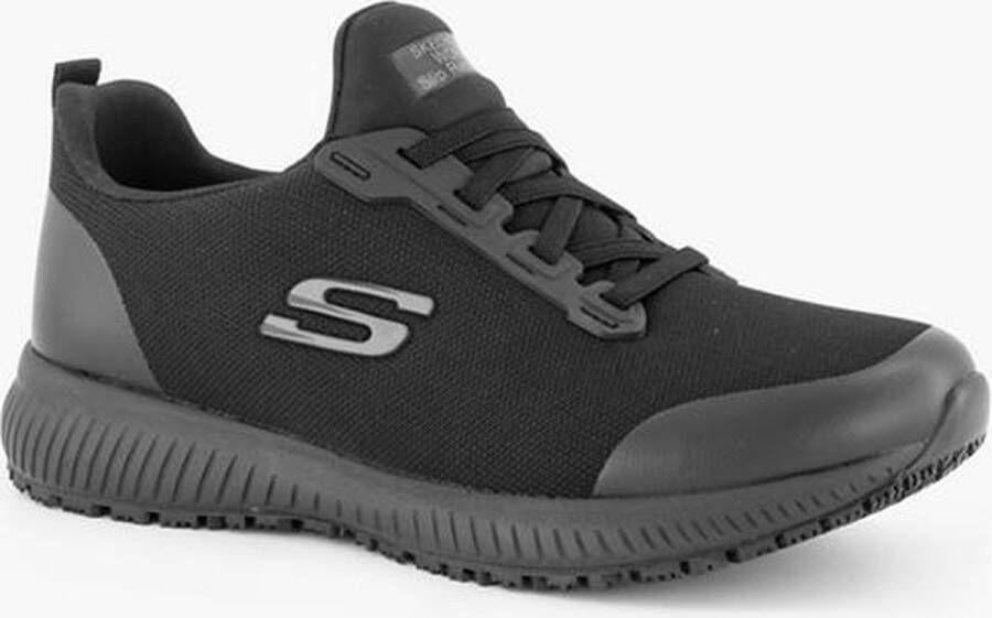 Skechers Work Squad SR sneakers zwart 110313 Dames