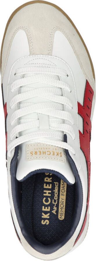 Skechers Zinger heren sneaker Wit rood - Foto 4