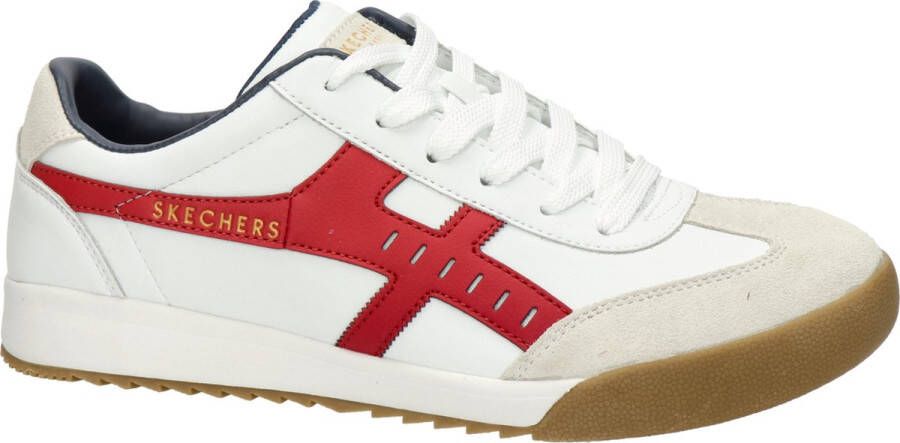 Skechers Zinger heren sneaker Wit rood - Foto 5