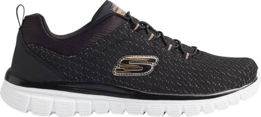 Skechers Zwarte slip-on sneaker memory foam