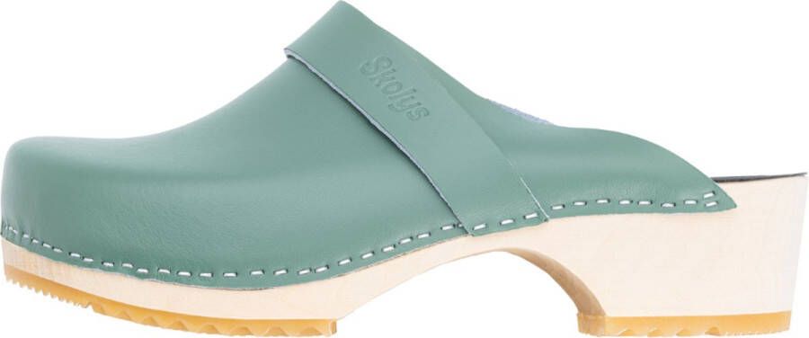 Skolys W-320.12 klompen dames medische clogs tuinklompen werkklompen verpleegkundige ziekenhuis instap pastel groen