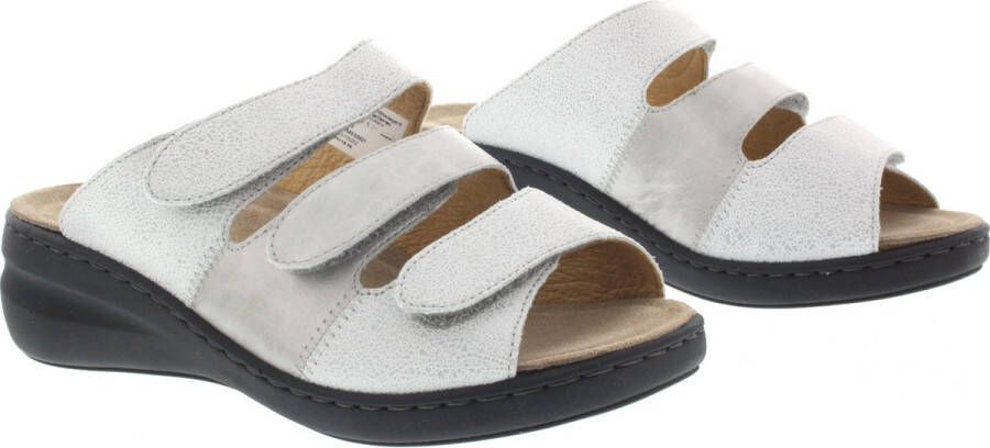 Solidus Dames Slippers Solid Serenity Spezial Off White Zilver