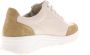 Solidus Solid 30546 Beige combi kleurige brede dames sneakers met rits - Thumbnail 4