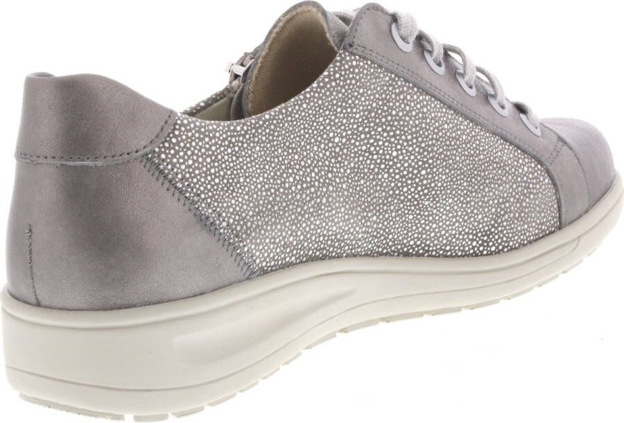 Solidus Dames Veterschoenen Solid -40448 Heaven Taupe Metallic ½