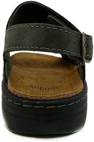 Solidus Grijze Sandalen Ranch Wijdte H