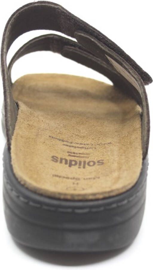 Solidus Heren Slippers & Muilen Solid -30221 Ranch Donkerbruin ½