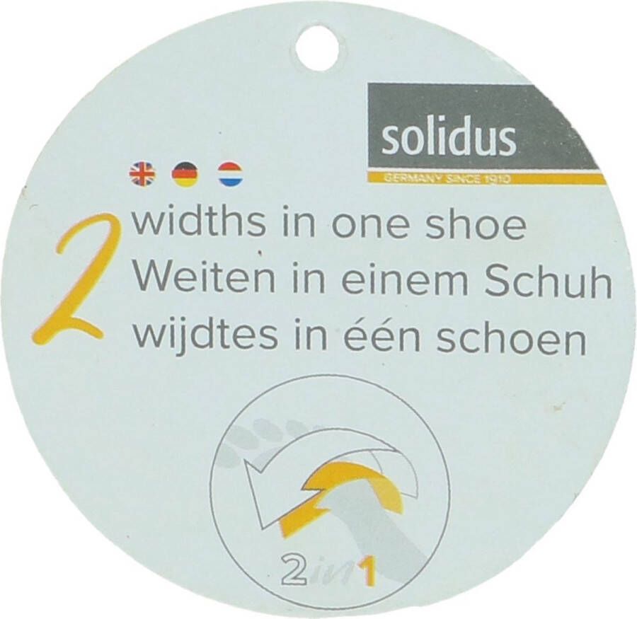 Solidus Solid Dames zwart enkellaarzen