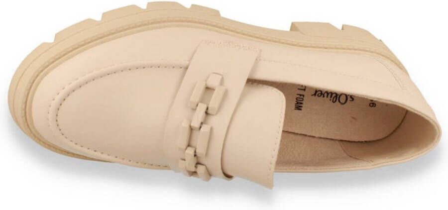 S.Oliver S. OLIVER Dames Mocassin Cream BEIGE