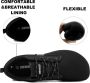 SOMIC Fitness Schoen Lichtgewicht Sportschoenen Athletics Sportschool Sneakers– Bodybuilding Platte Zool Veel Grip Veel Stabiliteit Wit - Thumbnail 2