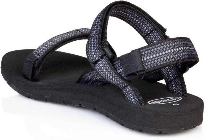 Source Classic Sandaal heren Wandelsandalen Mannen zwart wit paars blauw