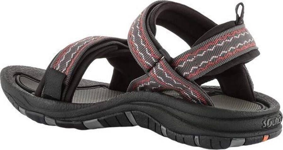 Source Sandalen Gobi Heren Eva polyester microfiber Rood