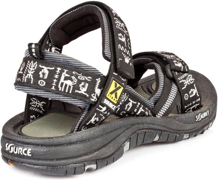 Source Classic Sandaal heren Wandelsandalen Mannen zwart wit - Foto 11