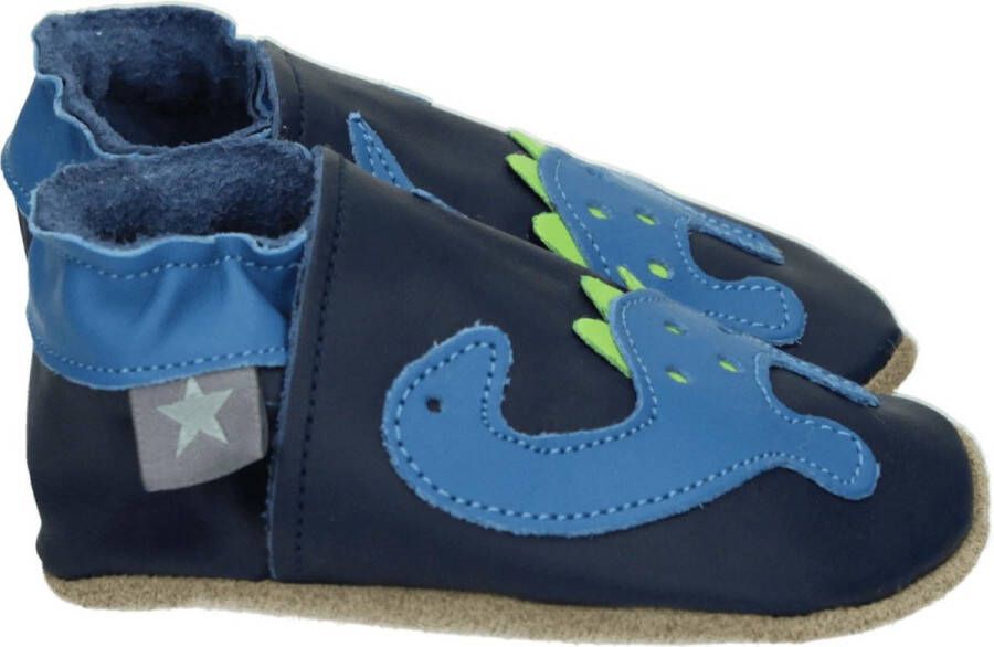 Starchild DINO NAVY PantoffelsJongensKinderpantoffels Blauw - Foto 4