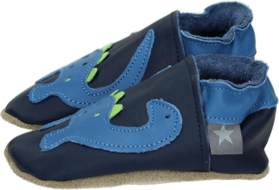 Starchild DINO NAVY PantoffelsJongensKinderpantoffels Blauw - Foto 5