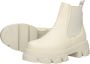 Steve Madden Mixture chunky leren chelsea boots off white - Thumbnail 9