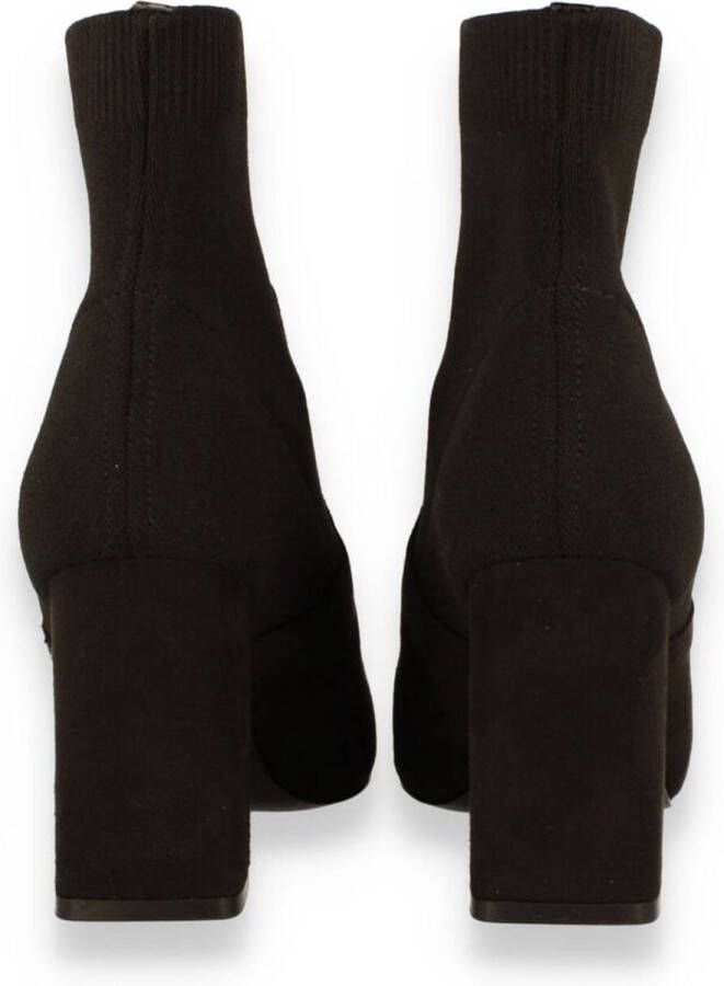 STEVE MADDEN Purify Bootie Zwart Suede Enkellaars met hak Dames - Foto 10