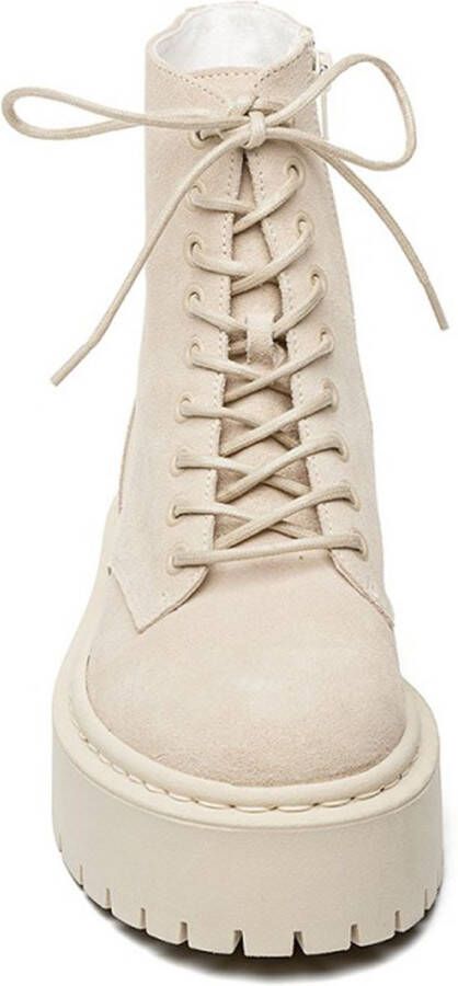 Steve Madden Skylar dames veterboot Beige