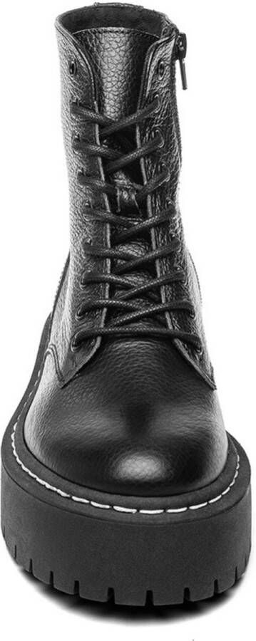 Steve Madden Skylar dames veterboot Zwart