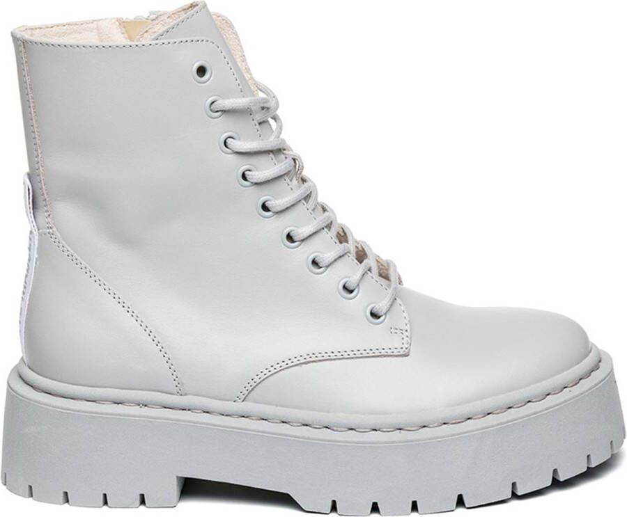 Steve Madden Skylar Veterschoenen Hoog donkergrijs