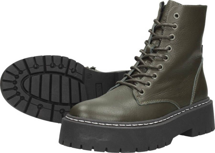 Steve Madden Skylar Veterschoenen Hoog khaki