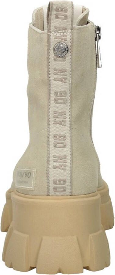 Steve Madden Chunky Sole Leren Laarzen Beige Dames - Foto 7