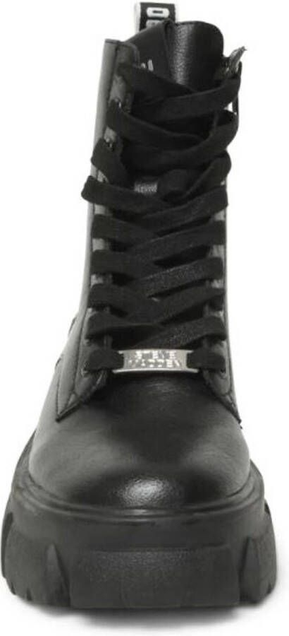 Steve Madden Tanker Veterschoenen Hak Zwart