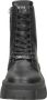 Steve Madden Chunky Sole Leren Laarzen Black Dames - Thumbnail 10