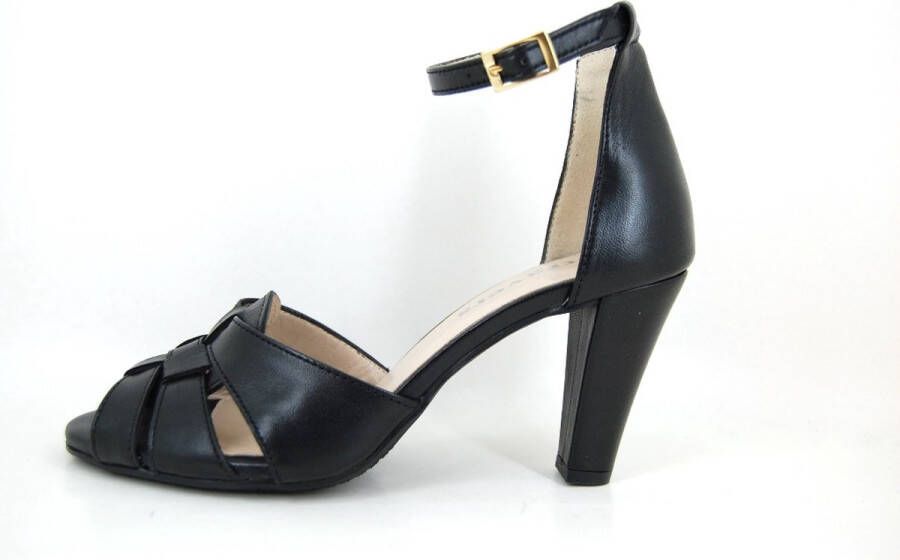 Stravers Grote Maten Schoenen Stravers Peeptoe Pumps met Bandje Grote Maten Sandalen met Hakken