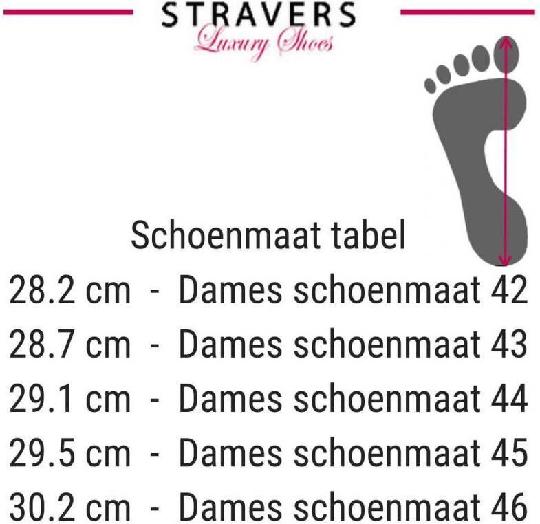 Stravers Grote Maten Schoenen Stravers zachte zwarte leren pumps met stabiele hak grote maten - Foto 4